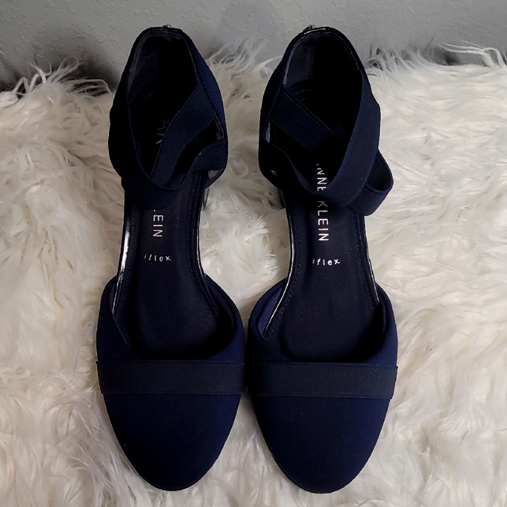 Anne Klein Blue High Heels Sleek  Design